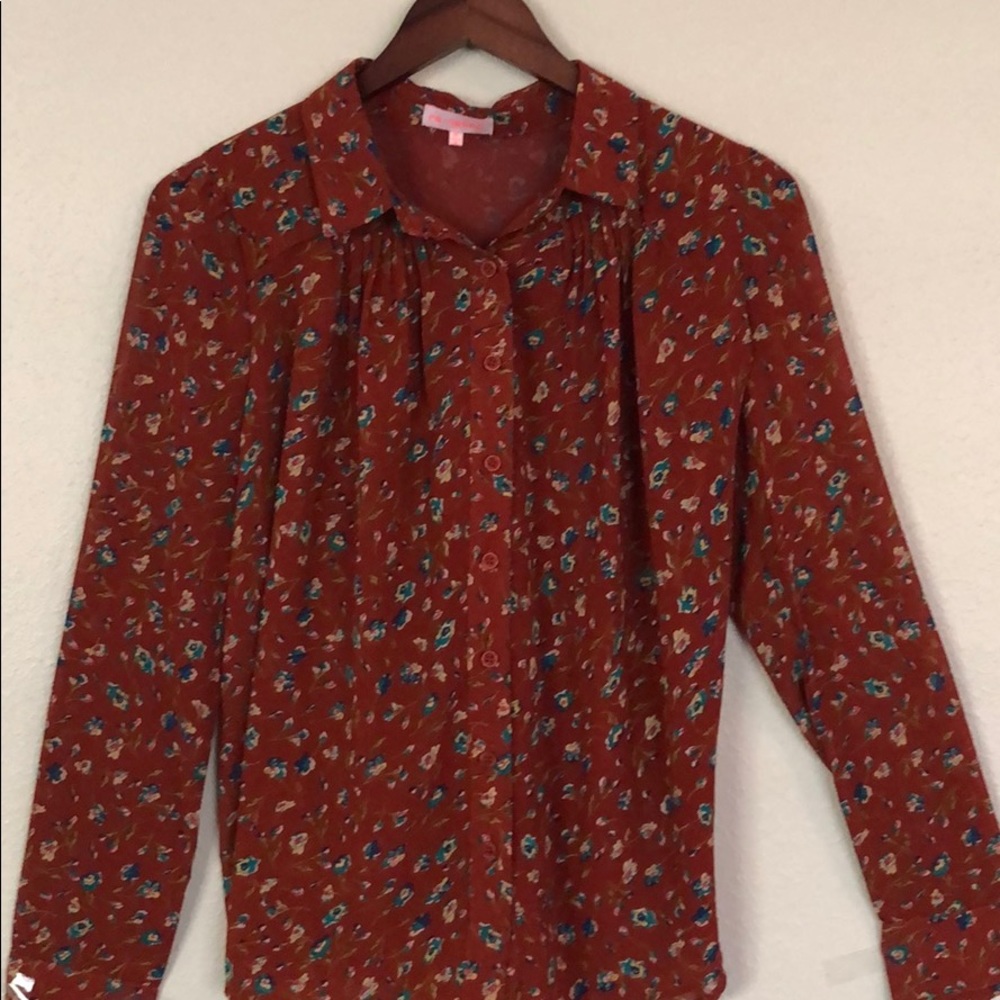 Burnt Orange Renamed Blossom Blouse